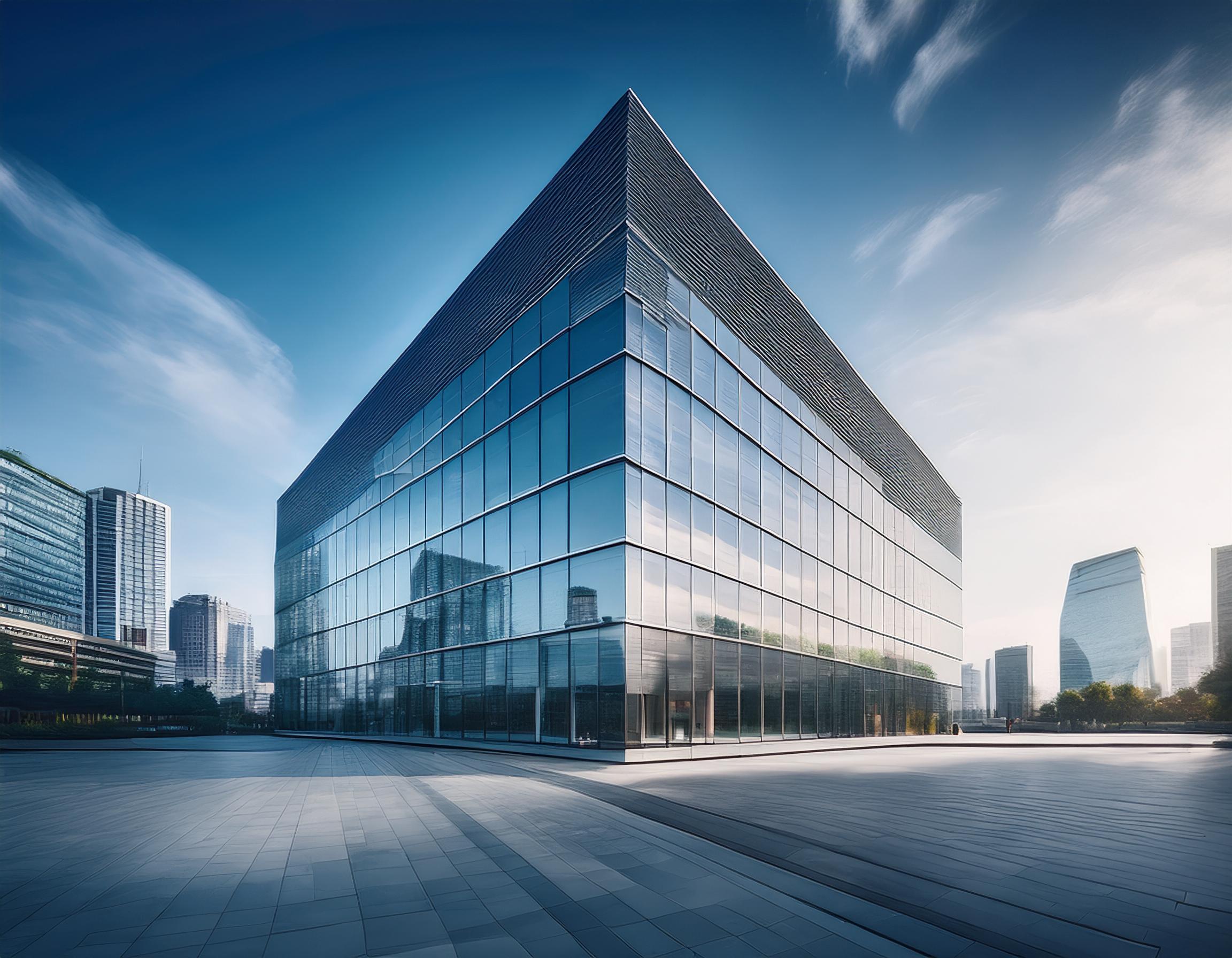 Moderner Bürokomplex in Frankfurt am Main