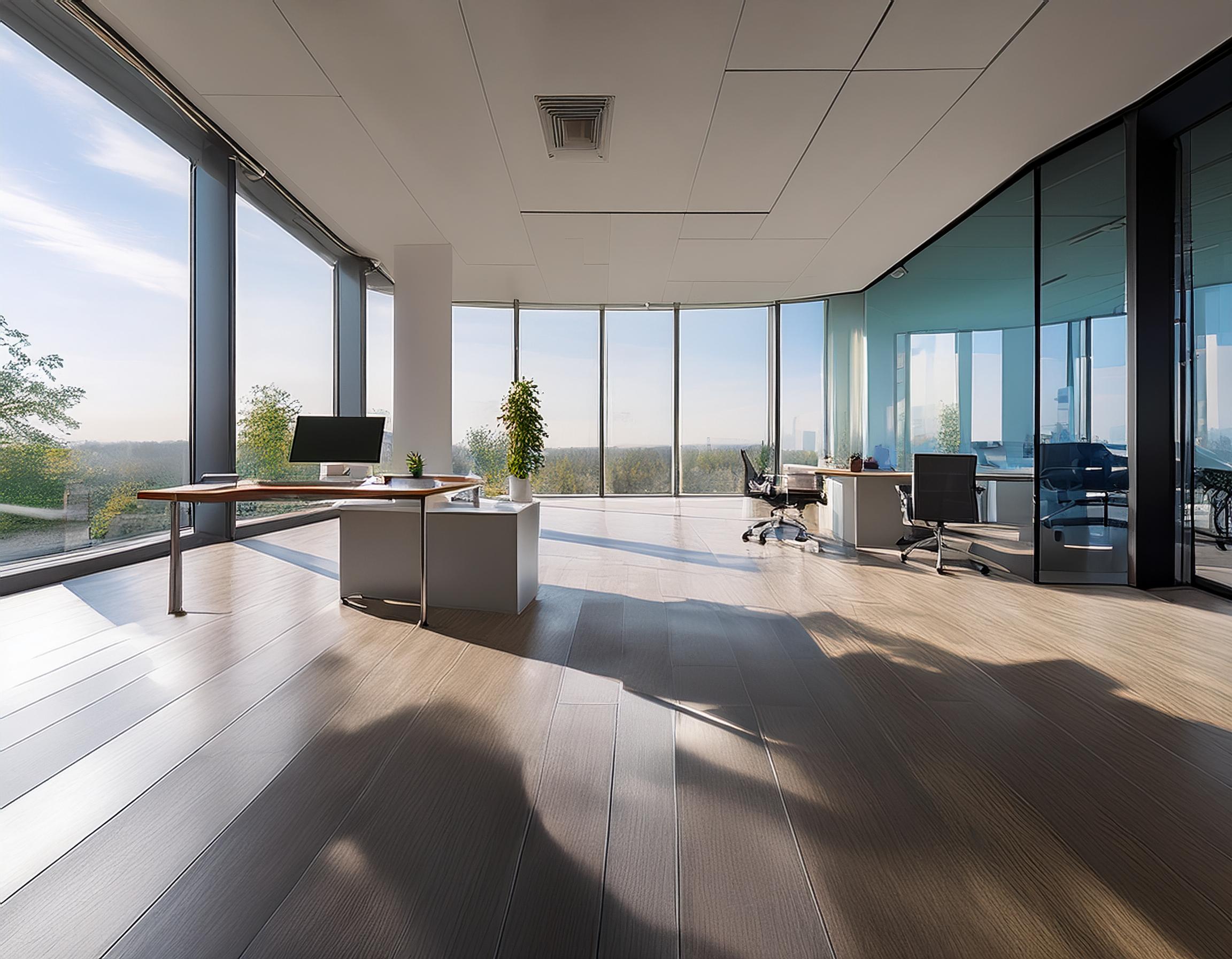 Elegante Büroräume der Steuerkanzlei Jensen GmbH in Frankfurt am Main